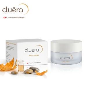 Cremă de Față Clean Care Cluera, Fabricat în Switzerland, Regenerare 24h, ProRenew Complex CLR, Anti-îmbătrânire, 50 ml