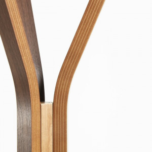 Cuier Waxman, lemn, maro, 173.5 x 54 x 54 cm - Img 4
