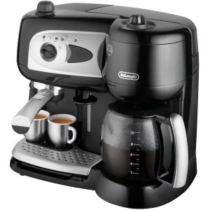 De'Longhi BCO 261B.1 espressor manual si cafetiera 2in1, 1750W, 15 bar, 10 cesti, sistem cappuccino, rezervoare detasabile, negru - Verificat A · Re-Bloom