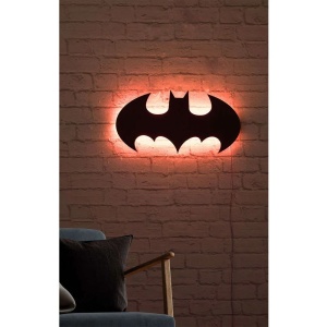Decor de perete LED model Batman, MDF, 50x25 cm, negru - Verificat A · Re-Bloom - Img 5
