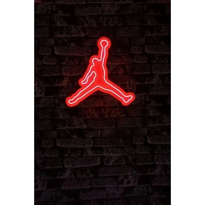 Decor de perete Re-Bloom, LED, plastic, alb/rosu, 42 x 40 x 2 cm - Img 3