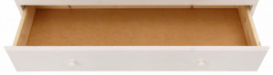 Dressing Minik, lemn masiv de pin, alb, 95 x 35 x 140 cm - Img 4