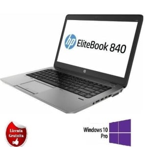 EliteBook 840 G1, i5-4200U, 4GB DDR3, 128GB SSD Soft Preinstalat Windows 10 Professional - Img 1