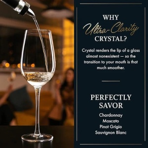 Elixir Glassware set 4 pahare cristal cu picior 530 ml, suflate manual, transparent - Verificat B · Re-Bloom - Img 3