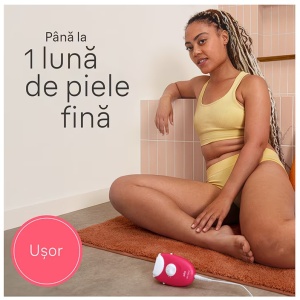 Epilator Braun Silk-épil 3 3-202, MicroGrip, Smart Light, 20 de pensete, 2 viteze, Trimmer, Fucsia, Resigilat, Grad A - Img 11