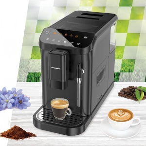 Espressor automat Heinner Buongiorno Hema-D20DBK, 1350W, 20bar, capacitate rezervor apa 1.5L, Negru - Img 4
