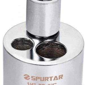Extractor de suruburi Spurtar, metal, argintiu/negru, 52 x 63 mm