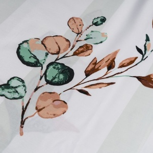 Fata de perna, satin bumbac 100%, 80x80 cm, lavabil 40°C, multicolor - Verificat A · Re-Bloom - Img 3