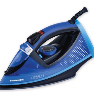 Fier de calcat Heinner HSI-2400LT, Putere 2400W, Talpa ceramica, Albastru