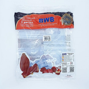 Forma pentru ciocolata BWB 9635, silicon/plastic, transparent, 18,5 x 24 cm - Img 3