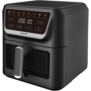 Friteuza cu aer cald Heinner CrispPro Chef HAF-H8BK1700, 1700W, capacitate: 8L, display digital, control touch, 8 programe, fereastra supraveghere, negru, RESIGILAT, GARANTIE 12 Luni