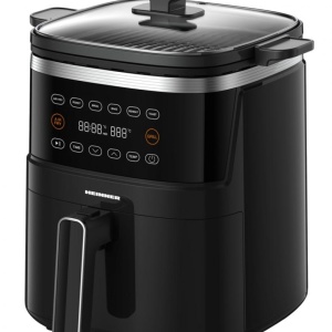 Friteuza cu aer cald si grill Heinner VastCook HAFG-B5BK2600, 2600W, Capacitate 5L, 6 programe presetate, Negru - Img 1