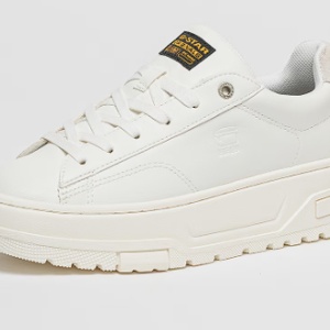 G-STAR, Pantofi sport flatform din piele ecologica cu garnitura din piele intoarsa Lhana, Alb, 36, Resigilat, Grad A - Img 1