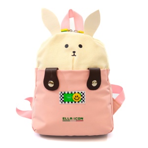 Ghiozdan pentru copii Pink Rabbit Roz 26X21X7 Cm - Img 1