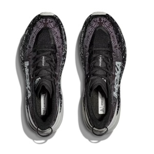 Hoka, Pantofi low-cut pentru alergare Speedgoat 6, Negru, Violet, 42, Resigilat, Grad A - Img 3