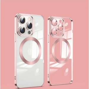 Husa de protectie ATISIJIE iPhone 14 Pro Max, TPU, roz, 6.7