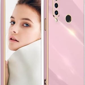 Husa de protectie pentru Huawei P30 Lite Atisijie, TPU, violet/auriu, 6,15 inchi