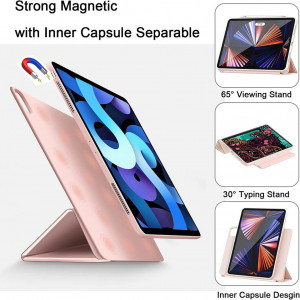 Husa de protectie pentru iPad ProTasnme, plastic, roz, 11 inch - Img 8