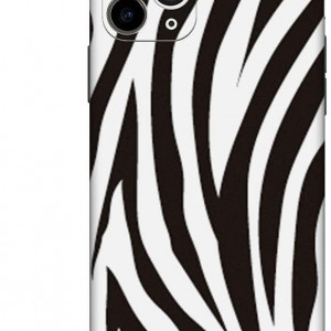 Husa de protectie pentru iPhone 12 Keyihan, TPU, alb/negru, 6,1 inchi
