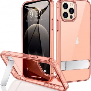 Husa de protectie pentru iPhone 12 Pro Max JETech, TPU, rose, 6,7 inchi