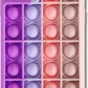  Husa de protectie pentru iPhone 12 Pro Max Pop It, silicon, multicolor, 6,7 inchi