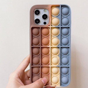 Husa de protectie pentru iPhone 12 Pro Max Pop It, silicon, multicolor, 6,7 inchi - Img 4