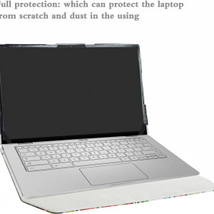 Husa de protectie pentru laptop Alapmk, compatibil cu ASUS Chromebook C14NA series de 403" , piele PU, multicolor - Img 4
