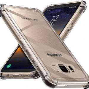 Husa de protectie pentru Samsung Galaxy S8/S8+ DYGG, silicon, transparent, 5,8 inchi - Img 3