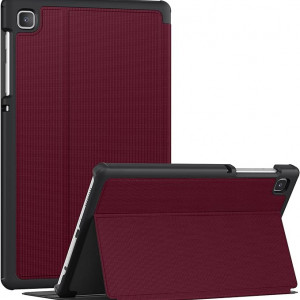 Husa de protectie pentru Samsung Galaxy Tab A7 Lite, TPU, visiniu, albastr, 8,7