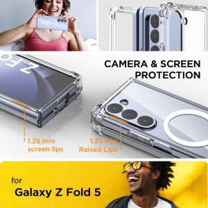 Husa de protectie pentru Samsung Galaxy Z Flip5 5G Strbdyi, TPU, transparent, 6,7 inchi