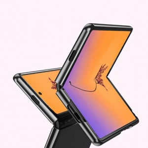 Husa de protectie pentru Samsung Galaxy Z Fold YukeTop, TPU, albastru, 2,8 inchi