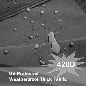 Husa de protectie pentru umbrele rezistent la UV Bodium, negru, tesatura Oxford/plastic, 190 x 26/56 cm - Img 6