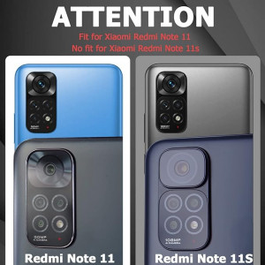 Husa de protectie pentru Xiaomi Redmi Note 11, NEWZEROL, policarbonat, albastru