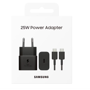 Incarcator Retea Samsung, 25W, 3A, 1 X USB-C, Negru, Resigilat, Grad A