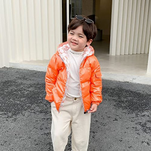 Jacheta pentru copii Balipig, poliester, portocaliu, 3-4 ani - Img 2