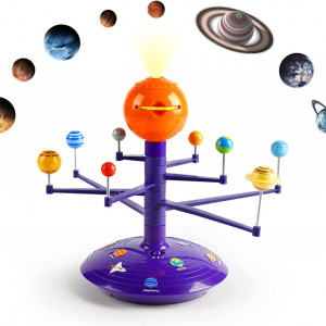Jucarie educativa pentru copii Science Can, model Sistemul Solar, metal/plastic, multicolor