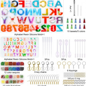 Kit de turnare Osugin, cu matrita si accesorii, metal/silicon, multicolor, 294 piese - Img 7
