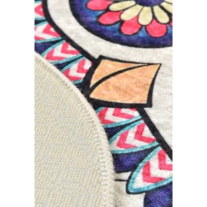 L'essentiel Maison set 2 covorase de baie, poliester 100%, 50x60 cm + 60x100 cm, fir 10mm, antiderapant, antibacterian, lavabil 30°C, multicolor - Verificat A · Re-Bloom - Img 2