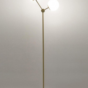Lampadar Aurelia din metal, auriu, H 155 cm - Img 2