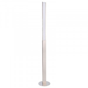 Lampadar IBBE, LED, plastic/metal, argintiu, 20 x 135 cm