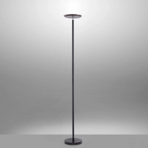 Lampadar Rymann, metal, negru, 22 W, 181 x 30 cm 