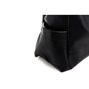 Lucky Bees geanta de umar dama, piele ecologica, 35x15x30 cm, negru - Verificat A · Re-Bloom - Img 5