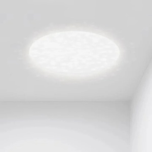 Lumare plafoniera Starry Sky LED, 24W, 2000lm, diametru 315mm, rotunda, 2700K alb cald, efect sclipici cer instelat - Verificat A · Re-Bloom - Img 3