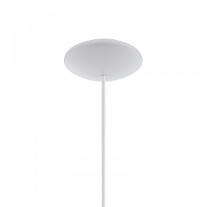 Lustra tip pendul Kaylen, metal/lemn, alb, 40 x 40 x 110 cm - Img 6