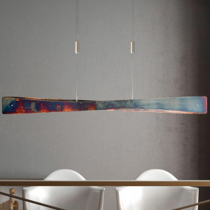 Lustra tip pendul Lian, LED, metal, multicolor, 118 x 195 cm - Img 8