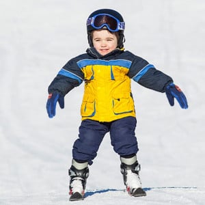 Manusi de schi pentru copii Miotlsy, albastru, lana/TPU, 5-8 ani - Img 4