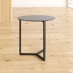 Masa laterală Quentin, negru, 50 x 50 x 50 cm - Img 4