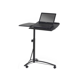 Masa reglabila pentru laptop, tip birou, cu roti HM B14, 17" - Img 4