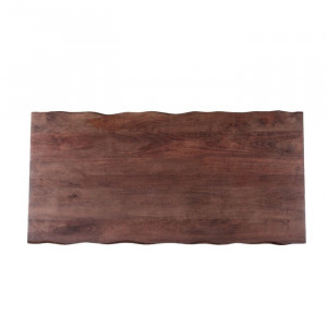 Masa Stubblefield, lemn masiv mango/ metal, 200 x 100 x 76 cm - Img 2
