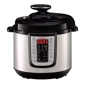 Oala sub presiune electrica Tefal One Pot CY505E30, 1200W, capacitate vas antiaderent 5.8 L, 25 de programe, functie pastrare la cald, argintiu &negru, Resigilat, Grad A